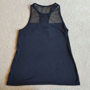 Victoria's Secret Sport Mesh Detail Tank Top - Black - Small